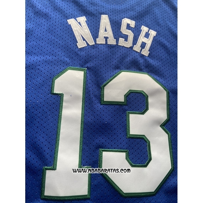 Camiseta Nino Dallas Mavericks Steve Nash #13 Mitchell & Ness 1998-99 Azul